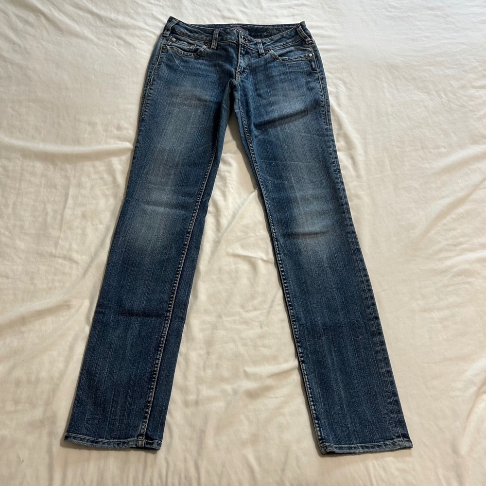 Silver Jeans Co Aiko Slim Medium Wash Straight Leg Jeans 27x33 L9558SAL273